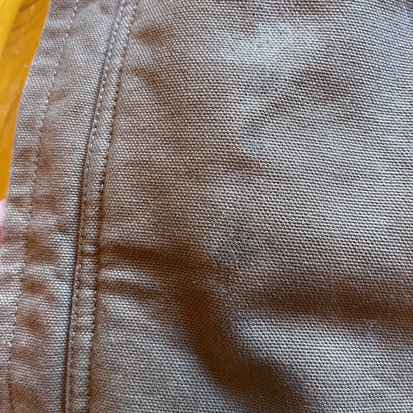 Men's Carhartt Loose Fit Washed Duck Sherpa-Lined Mock Vest- Medium - Picture 7 of 7